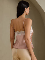 [Toscana] SilkSilky-IT Spaghetti Strap V Neck Cami 002