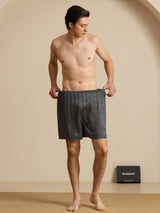 [Ginkgo Nero] SilkSilky-IT Mens Sleep Bottoms 007