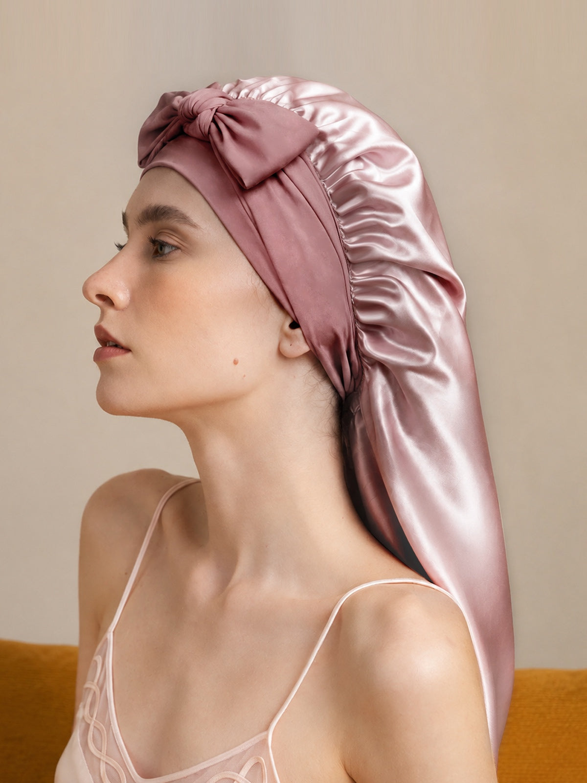 [Rosa] SilkSilky-IT Cuffia di seta 001