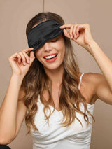 [Nero] SilkSilky-IT Mascherina da Notte 004