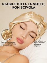 [Champagne] SilkSilky-IT Cuffia di seta 004