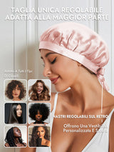 [Rosa] SilkSilky-IT Cuffia di seta 006
