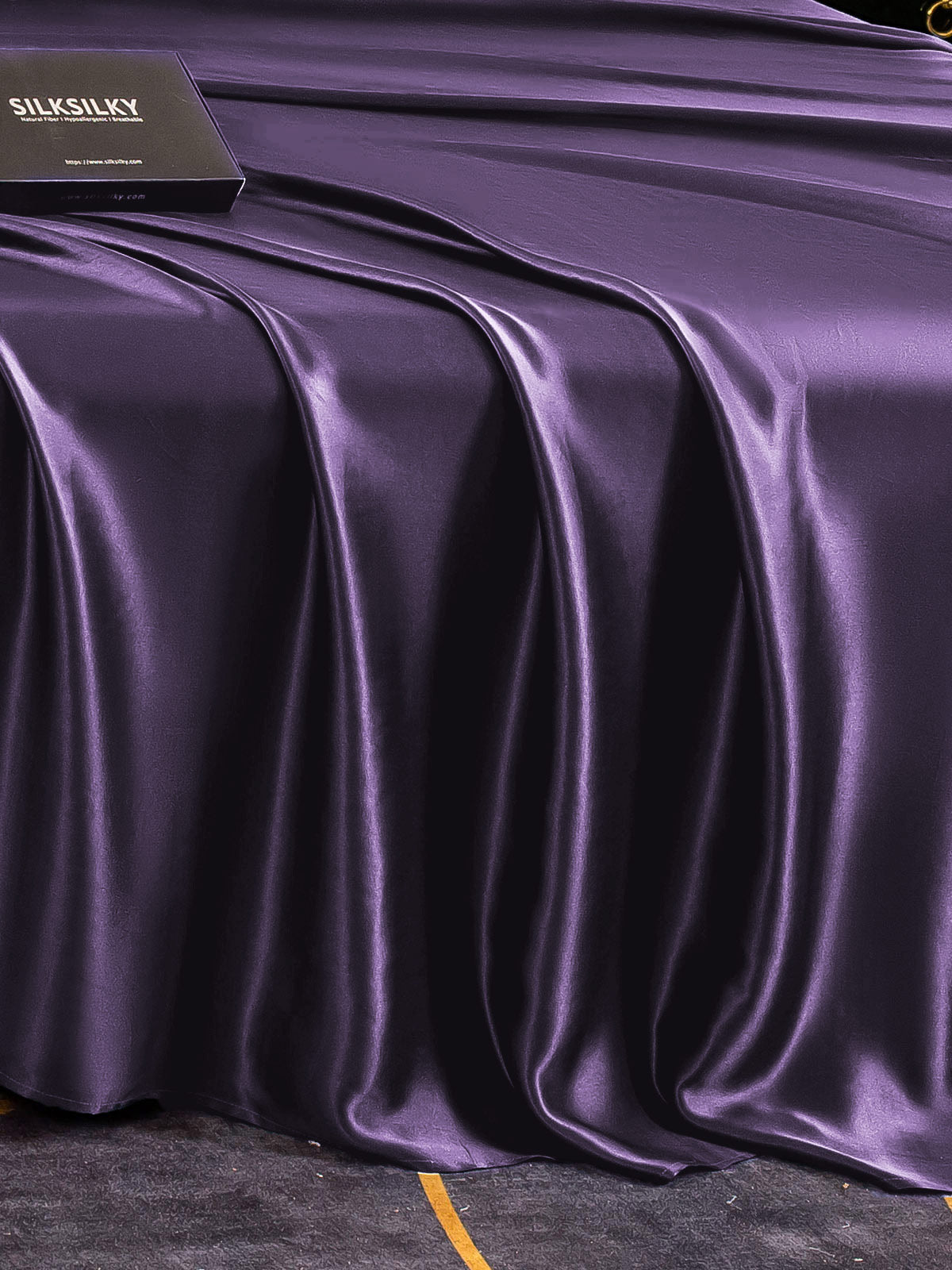 [Viola Scuro] SilkSilky-IT 22Momme Seta pura Sheet 005,