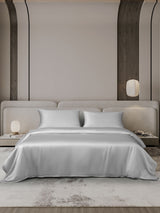 [Argento] SilkSilky-IT 19Momme Set di biancheria da letto 002