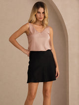 [Toscana] SilkSilky-IT Sleeveless V Neck Cami 005