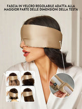 [Beige] SilkSilky-IT Mascherina da Notte 004