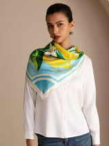 [Limone Blu] SilkSilky-IT Scarf 002
