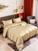 [Beige] SilkSilky-IT 19Momme Bedding Set 001