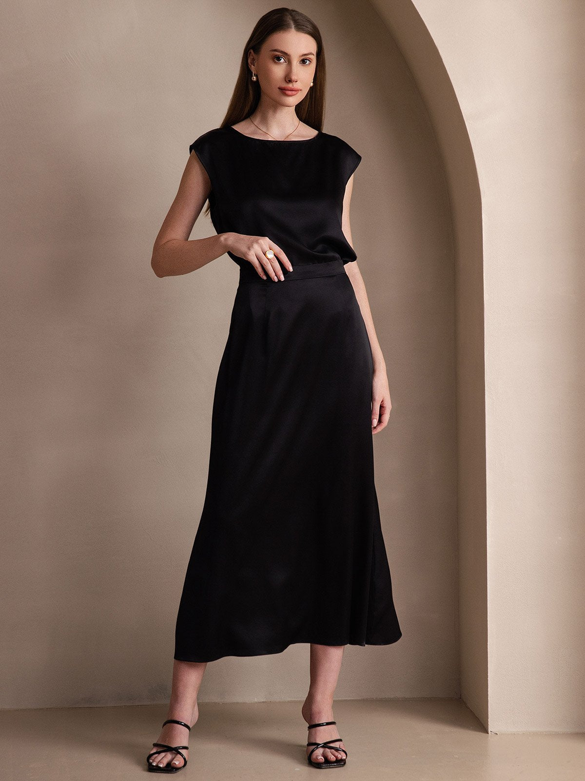 [Nero] SilkSilky-IT 19Momme Seta Skirt 003
