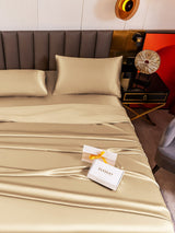 [Beige] SilkSilky-IT 19Momme Set di biancheria da letto 003