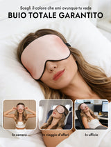 [Rosa] SilkSilky-IT Mascherina da Notte 006