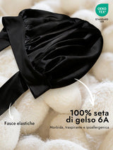 [Nero] SilkSilky-IT Cuffia di seta 002