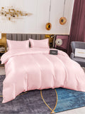 SilkSilky IT 19Momme Seta pura Bedding Set Rosa 004