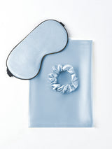 [Azzurro] SilkSilky-IT 19Momme Seta pura Pillowcase Set 001
