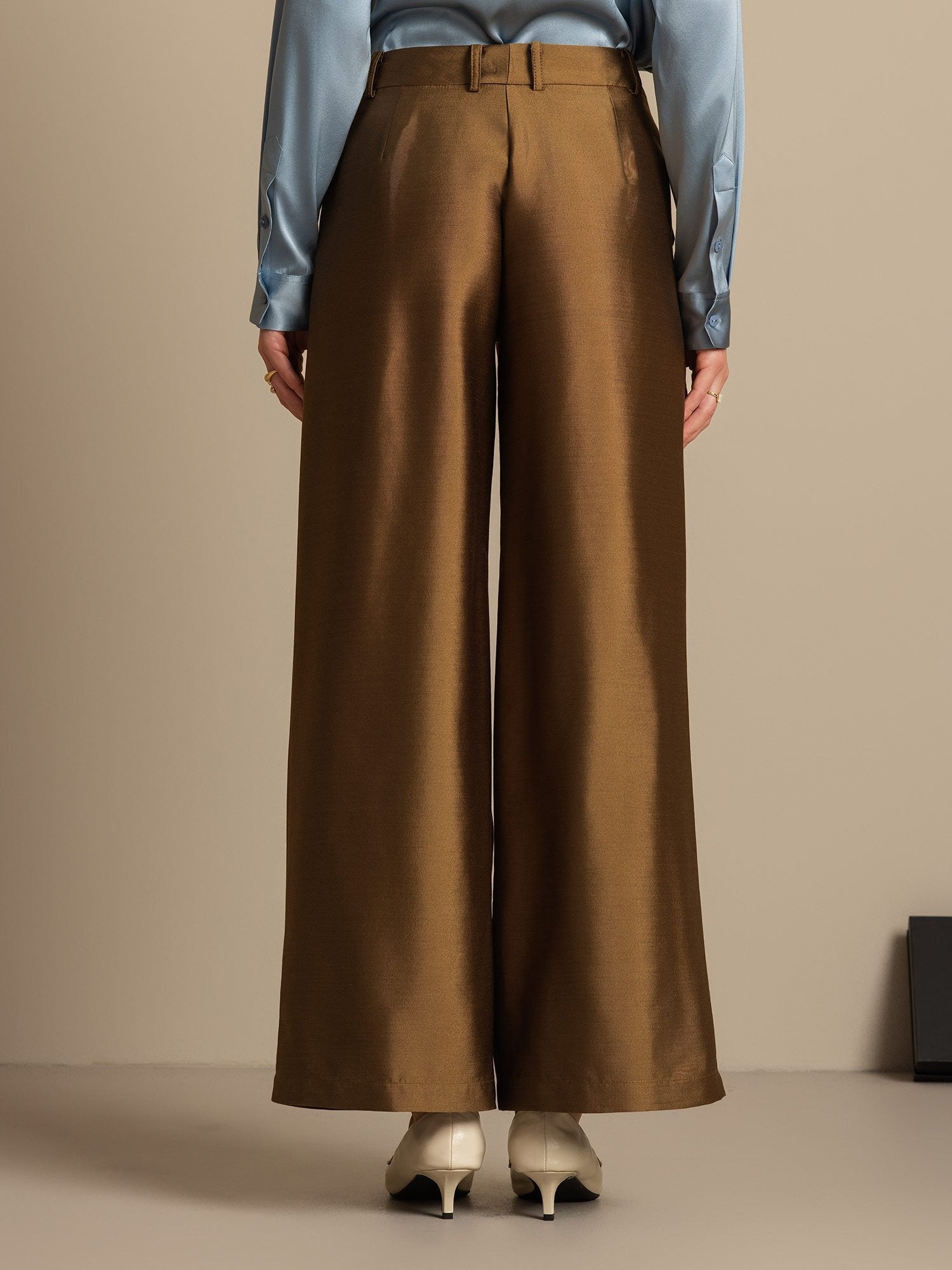 [Bronzo] SilkSilky-IT 32Momme Seta Womens Pants 002,