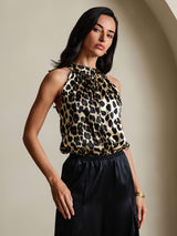 [Leopardo] SilkSilky-IT 19Momme Seta Womens T-Shirt 001,