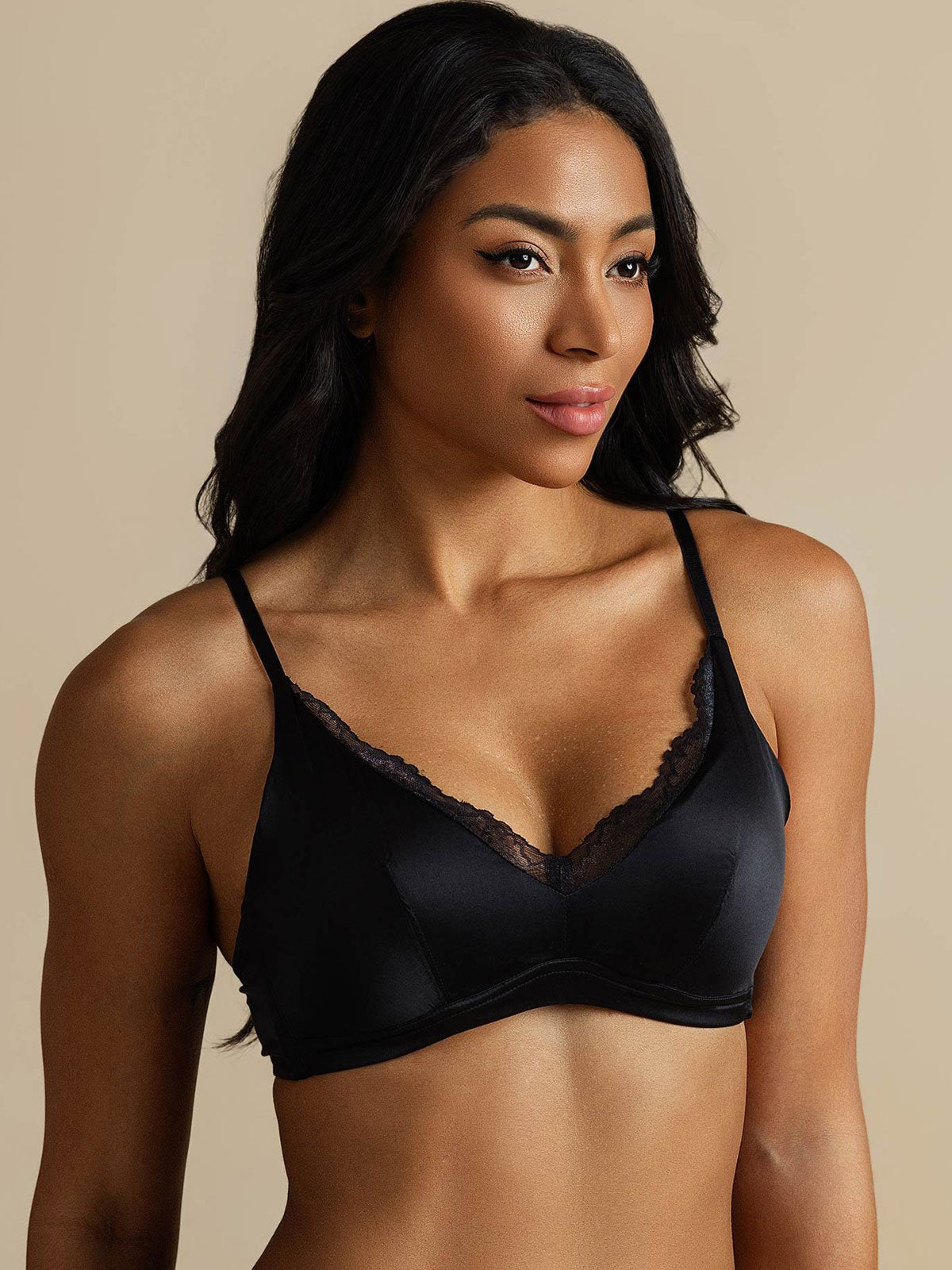 [Nero] SilkSilky-IT Seta pura Bra 007,