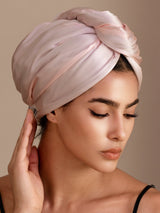[Rosa Chiaro] SilkSilky-IT Turbante Per Capelli 003