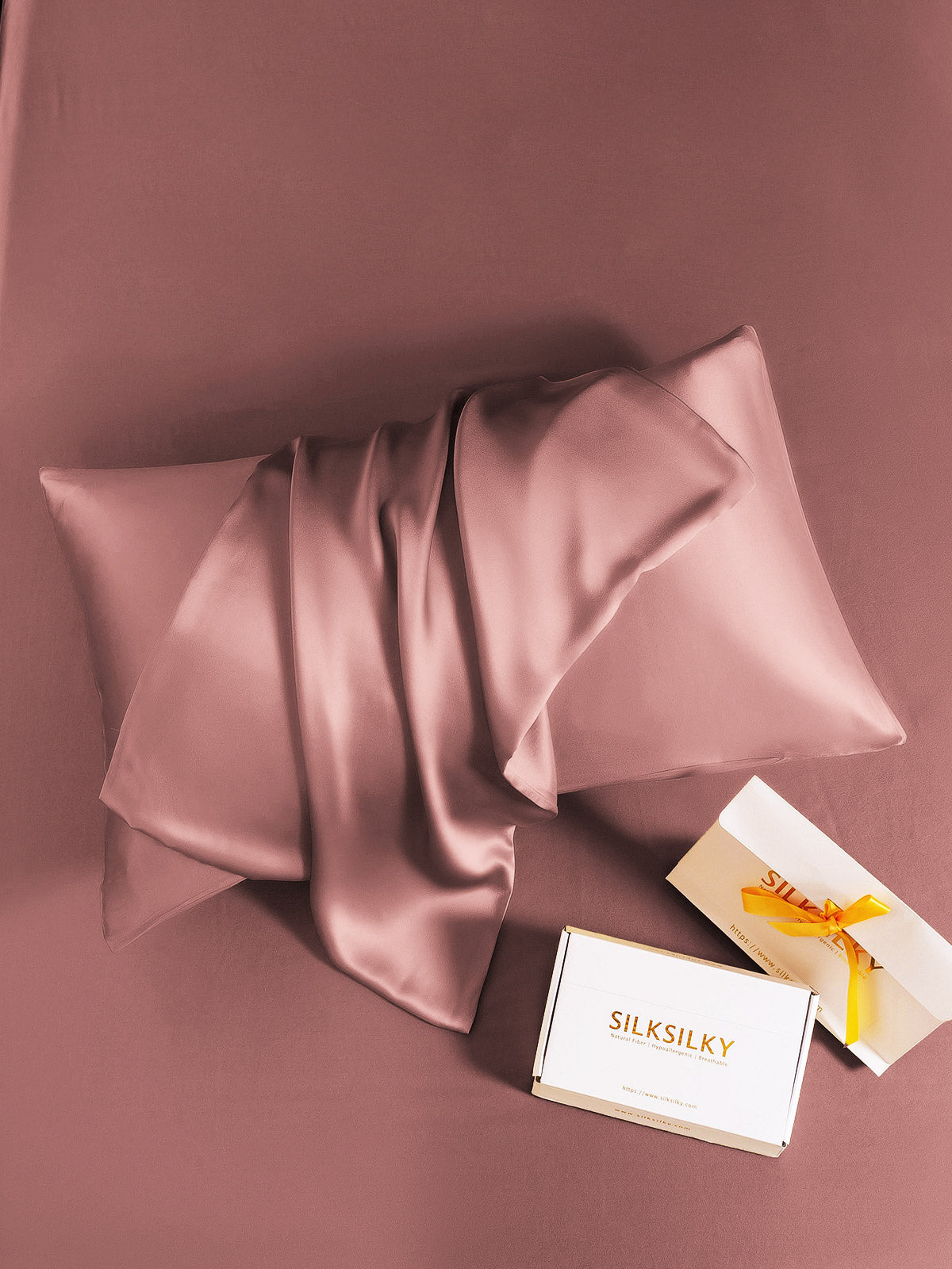 [Malva Pallido] SilkSilky-IT 22Momme Seta pura Pillowcase 004