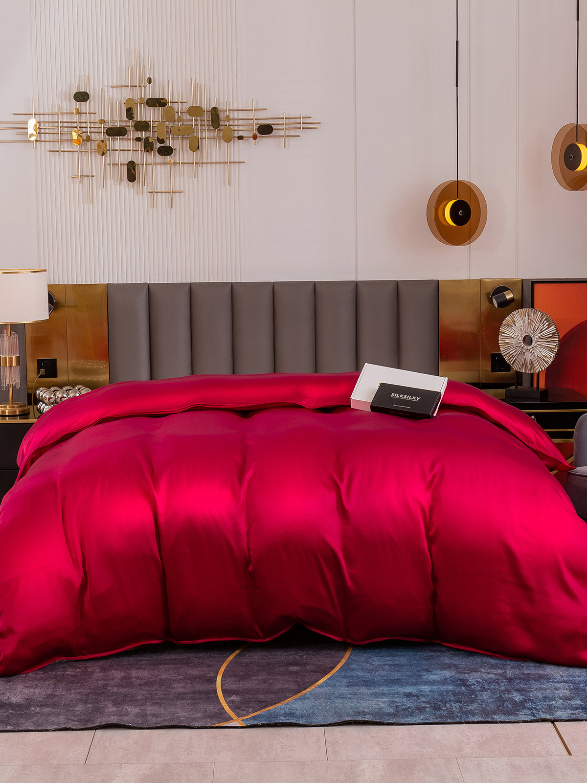 [Vino] SilkSilky-IT 19Momme Seta pura Duvet Cover 004