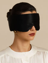 [Nero] SilkSilky-IT Mascherina da Notte 001