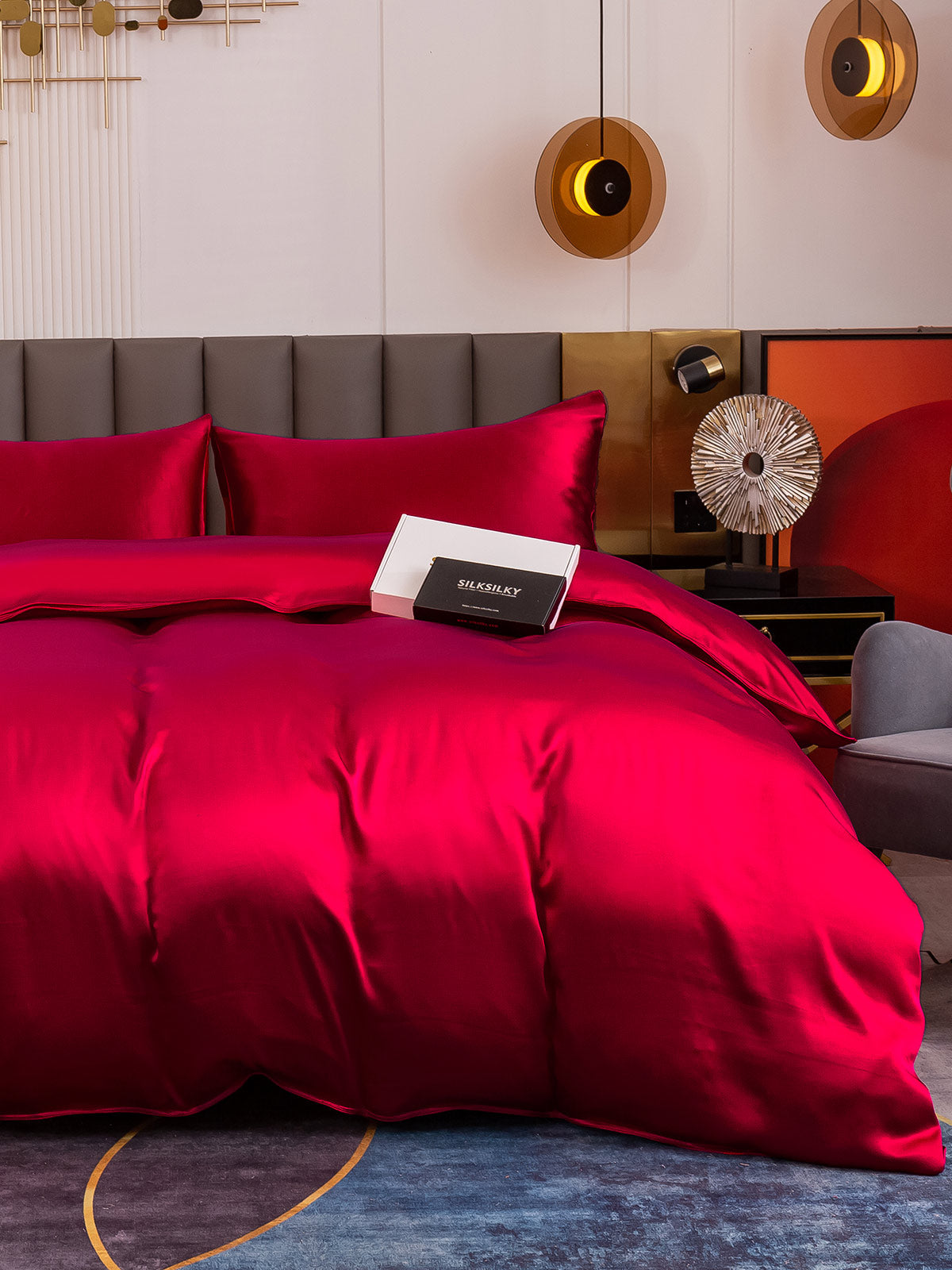 [Vino] SilkSilky-IT 19Momme Seta pura Bedding Set 002