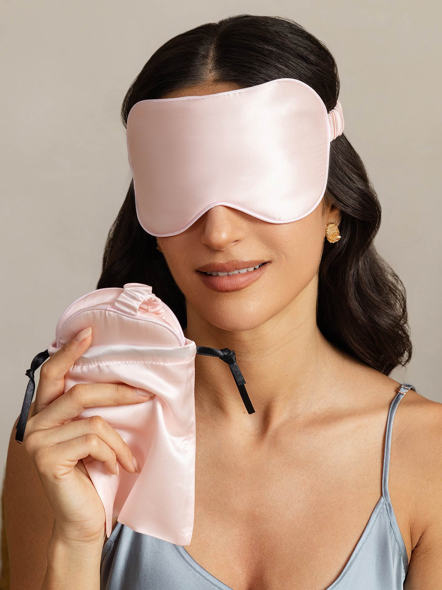 [Rosa] SilkSilky-IT Seta pura Eye Mask 004