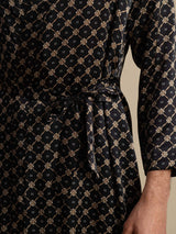 [Catena Nera] SilkSilky-IT Long Sleeve Vestaglia da uomo 005