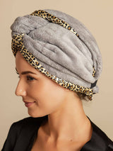 [Leopardo] SilkSilky-IT Turbante Per Capelli 002