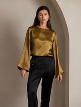 [Nero] SilkSilky-IT Pantaloni da donna 009