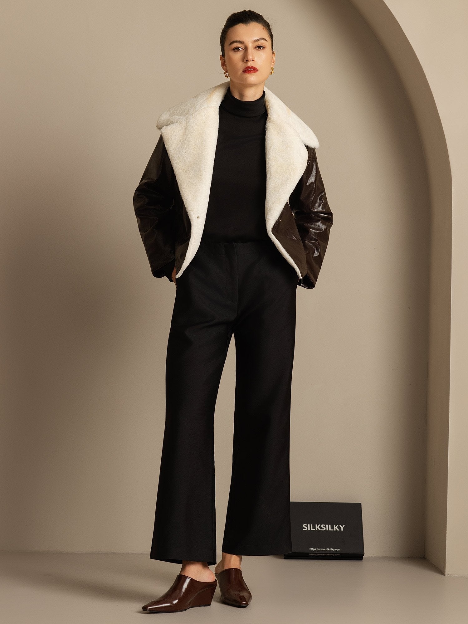 [Nero] SilkSilky-IT 32Momme Seta Womens Pants 007,