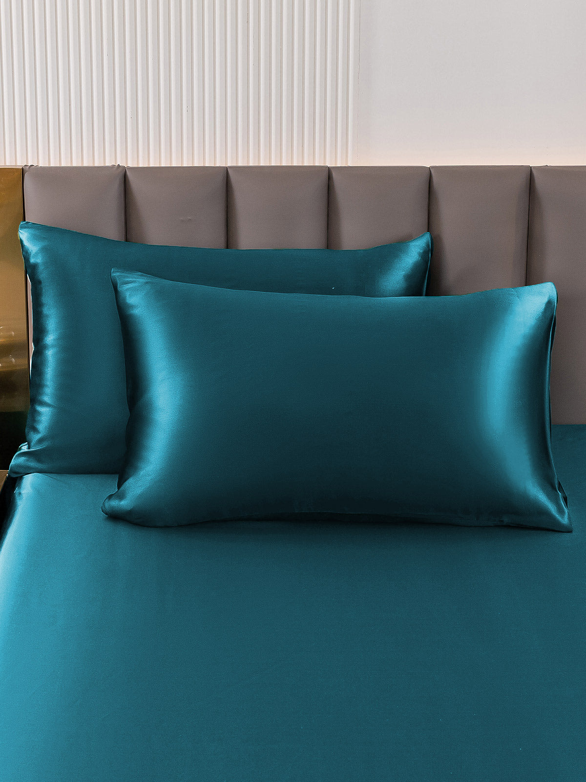 [Verde Acqua] SilkSilky-IT 22Momme Seta pura Pillowcase 001