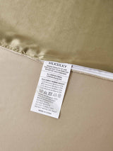 [Beige+Cachi] SilkSilky-IT 22Momme Set di biancheria da letto 008