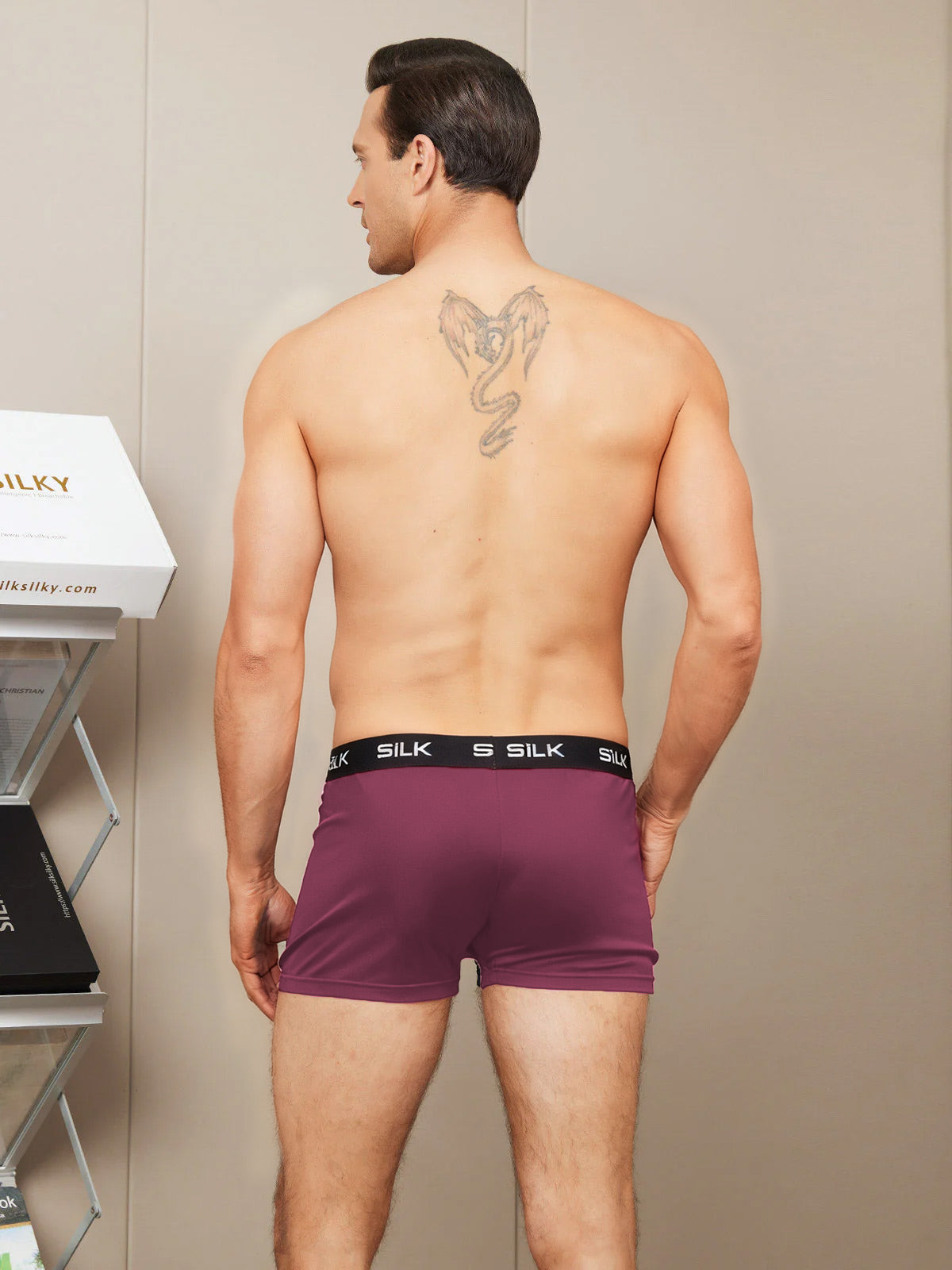 [Vino] SilkSilky-IT Seta pura Mens Underwear 002,