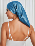 SilkSilky-IT Seta pura Sleep Cap Verdeacqua 001