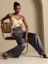 [GrigioScuro] SilkSilky-IT 19Momme Womens Pants 007