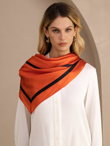 [Quadrato Arancione] SilkSilky-IT Sciarpa 003