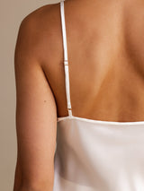 [Bianco] SilkSilky-IT Sleeveless V Neck Cami 004
