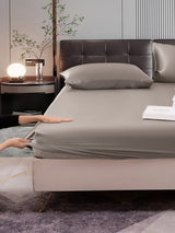[Grigio] SilkSilky-IT 22Momme Set di biancheria da letto 006