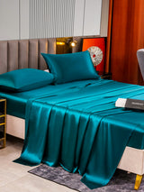 [Verde Acqua] SilkSilky-IT 22Momme Seta pura Bedding Set 003,