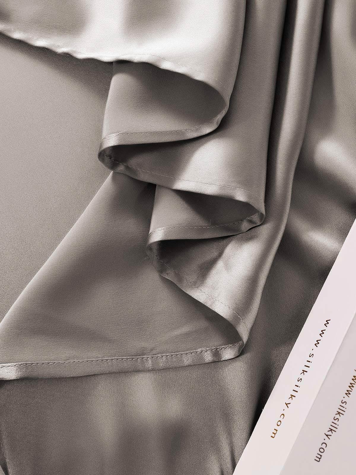 [Grigio] SilkSilky-IT 25Momme Seta pura Bedding Set 006