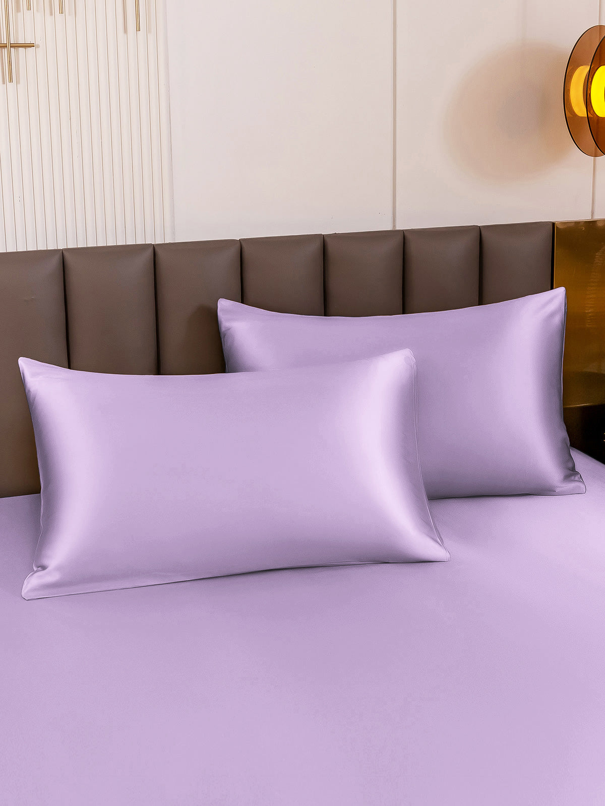 SilkSilky-IT 19Momme Seta pura Pillowcase Lavanda 001