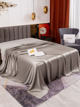 [Grigio] SilkSilky-IT 19Momme Lenzuoli 001