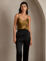 [Nero] SilkSilky-IT Pantaloni da donna 006