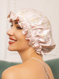 SilkSilky-IT Seta pura Sleep Cap Floral 004