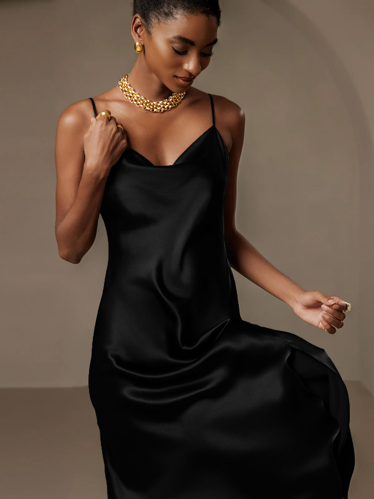 [Nero] SilkSilky-IT 19Momme Nightgown 006