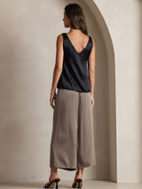 [Nero] SilkSilky-IT Sleeveless V Neck Cami 002