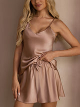 [Toscana] SilkSilky-IT Sleeveless V Neck Set di Bretelle 004
