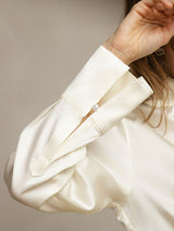 [Avorio] SilkSilky-IT 19Momme Seta Womens Shirt 007