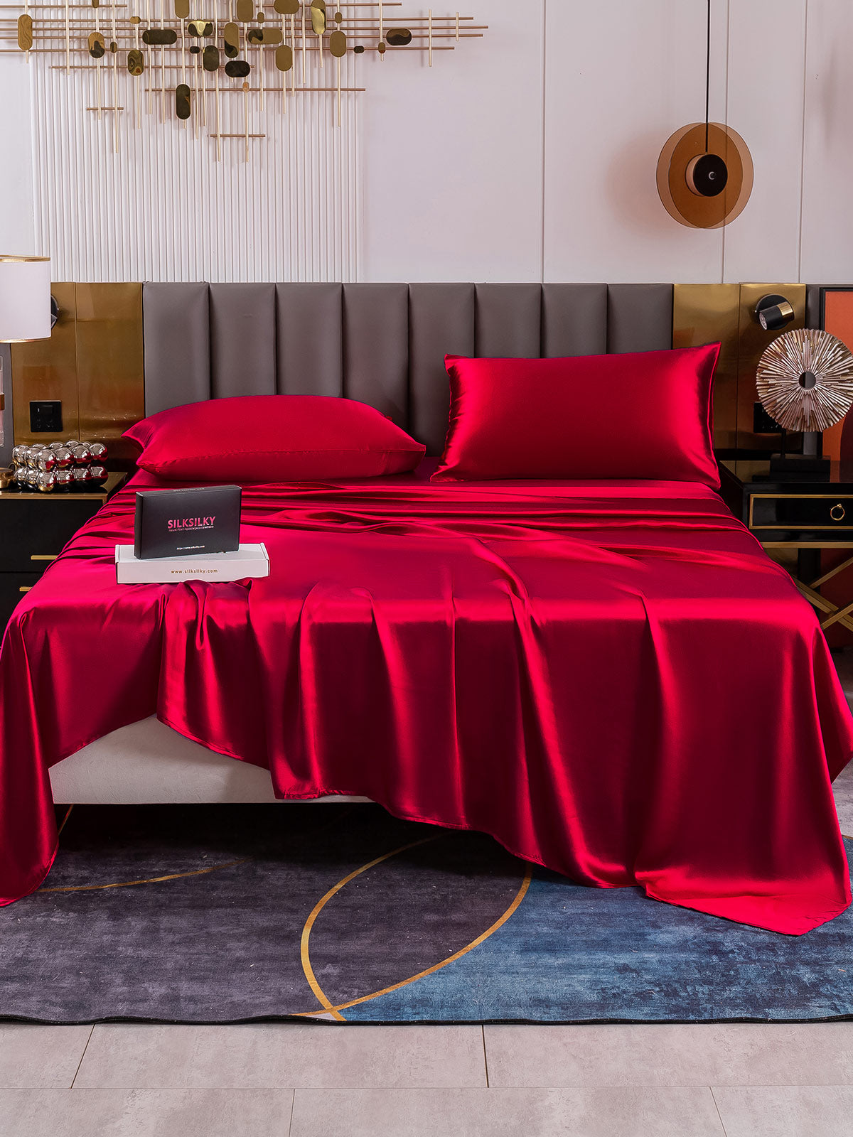 [Vino] SilkSilky-IT 19Momme Seta pura Bedding Set 002